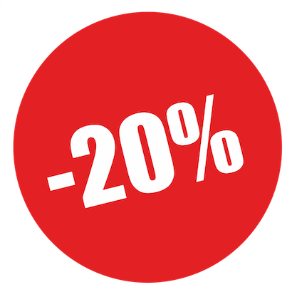 Offre exceptionnelle de rentrée : - 20% sur tous les tarifs 